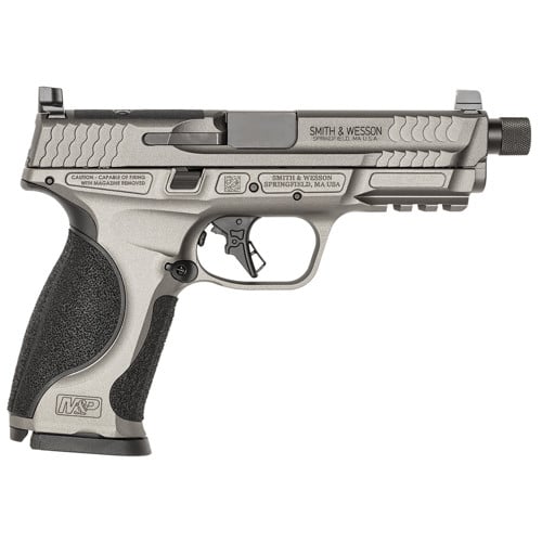 SMITH & WESSOM M&P9 M2.0 Metal 9mm 4.63" 17rd Optic Ready Pistol + Threaded Barrel | Grey Aluminum for sale at KYGUNCO.