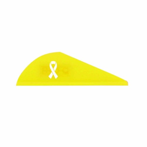 BOHNING Cares 2" Blazer Vanes in Neon Yellow, 36 Pack for sale at KYGUNCO.