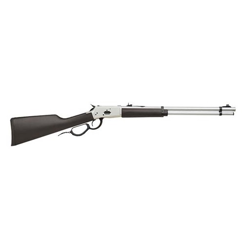 GFORCE ARMS Saddlehorn 357 Mag 20" 10rd Lever Action Rifle | Nickel Cerakote + Black Synthetic for sale at KYGUNCO.