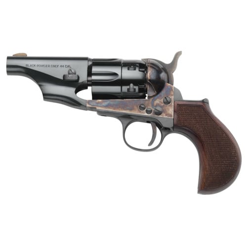 TAYLORS AND COMPANY 1860 Army Snub Nose (Pietta) 44 Caliber 3" 6rd Revolver | Case Hardened, Walnut for sale at KYGUNCO.