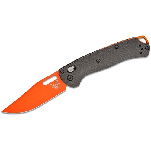 BENCHMADE Mini Tagged Out Axis Clip Point - Carbon Fiber for sale at KYGUNCO.