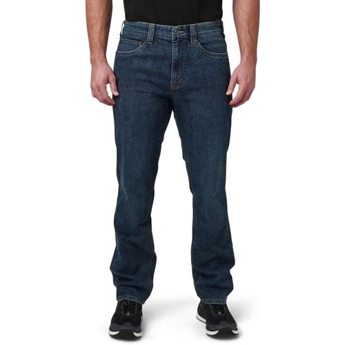 5.11 TACTICAL Defender Flex Straight Jeans 34 BSC Blue Wash for sale at KYGUNCO.