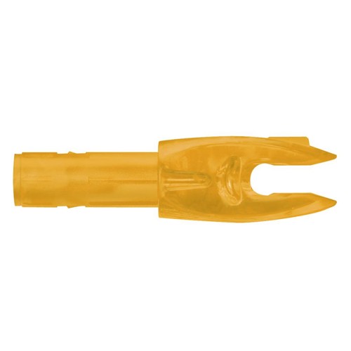 EASTON TECHNICAL 5mm X Nock Flo Yellow 12Pk for sale at KYGUNCO.