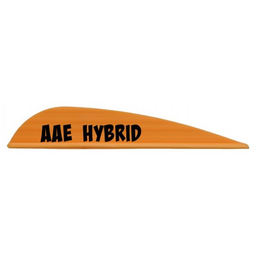 ARIZONA ARCHERY Hybrid 26 Fire Orange Arrow Vanes | 50 Pack for sale at KYGUNCO.