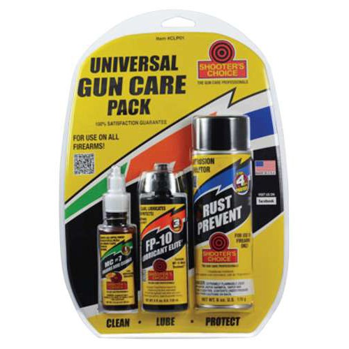 SHOOTER'S CHOICE Universal Gun Care Pack for sale at KYGUNCO.