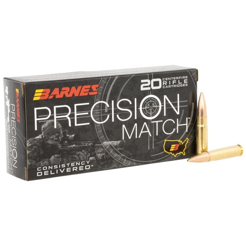 BARNES AMMO 300 Blk Precision Match Burner OTM BT 220Gr 20rd for sale at KYGUNCO.