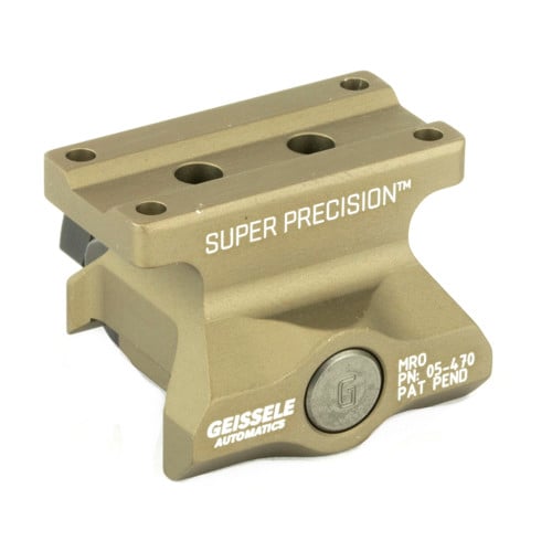 GEISSELE Super Precision Mnt Trijicon MRO Lower Desert Dirt for sale at KYGUNCO.
