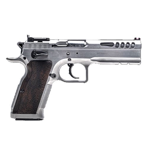 TANFOGLIO Stock Master 40 S&W 4.75" 12rd Hard Chrome for sale at KYGUNCO.