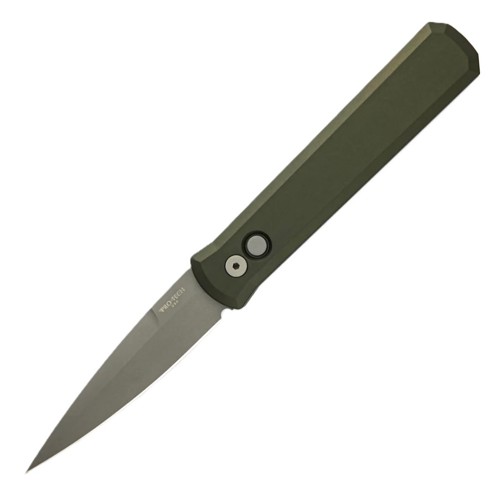 PROTECH KNIVES Godfather 4" Green for sale at KYGUNCO.