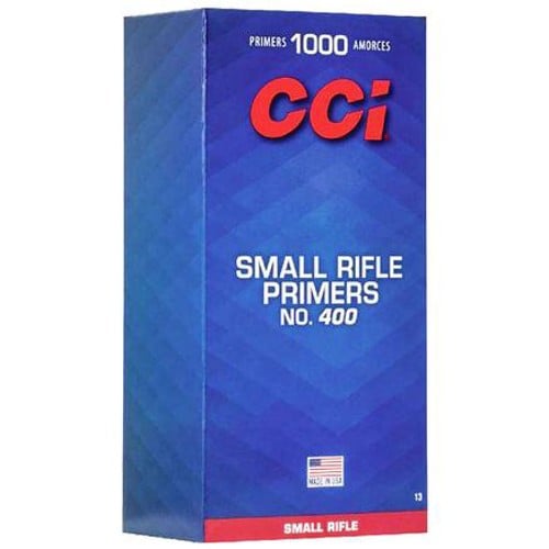 CCI 400 Std Small Rifle Primer 1000rd for sale at KYGUNCO.