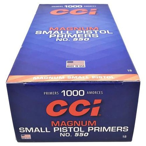 CCI 550 Mag Small Pistol Primer 1000rd for sale at KYGUNCO.