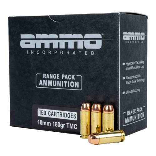 AMMO INC 10mm Auto 180Gr TMC Signature Target 150rd for sale at KYGUNCO.