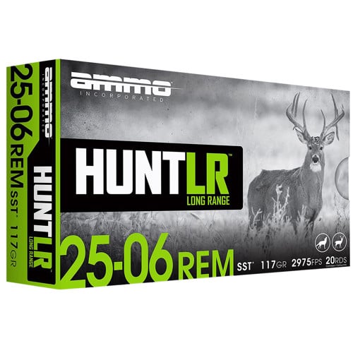 AMMO INC 25-06 Rem 117Gr SST Hunt LR 20rd for sale at KYGUNCO.