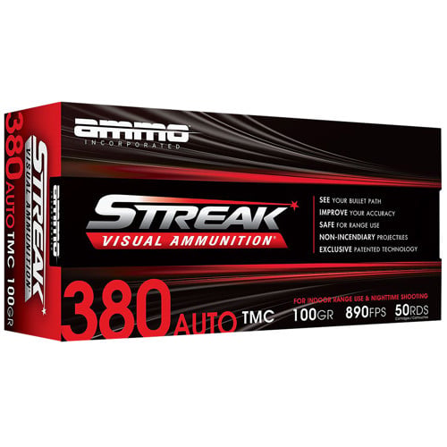 AMMO INC 380 Auto 100Gr TMC Streak Target 50rd for sale at KYGUNCO.