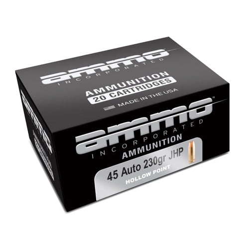 AMMO INC 45 Auto 230Gr JHP Signature Defense 20rd for sale at KYGUNCO.