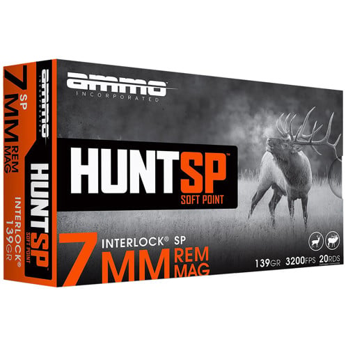 AMMO INC 7mm Rem Mag 139Gr Hunt SP 20rd for sale at KYGUNCO.