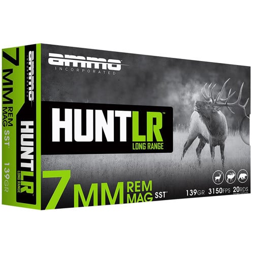 AMMO INC 7mm Rem Mag 139Gr SST Hunt LR 20rd for sale at KYGUNCO.