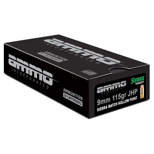 AMMO INC 9mm 115Gr Match HP Signature Match 50rd for sale at KYGUNCO.