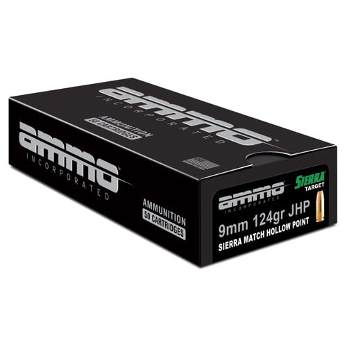 AMMO INC 9mm 124Gr Match HP Signature Match 50rd for sale at KYGUNCO.