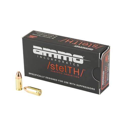 AMMO INC 9mm 165Gr TMC Stelth Subsonic 50rd for sale at KYGUNCO.