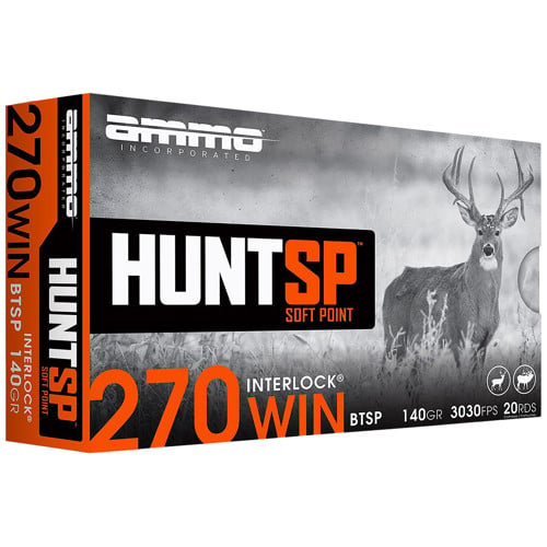 AMMO INC 270 Win 140Gr Hunt SP 20rd for sale at KYGUNCO.