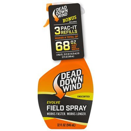 DEAD DOWN WIND Field Spray & Pac-it Refill Combo (32 oz + 3 Pac-I for sale at KYGUNCO.