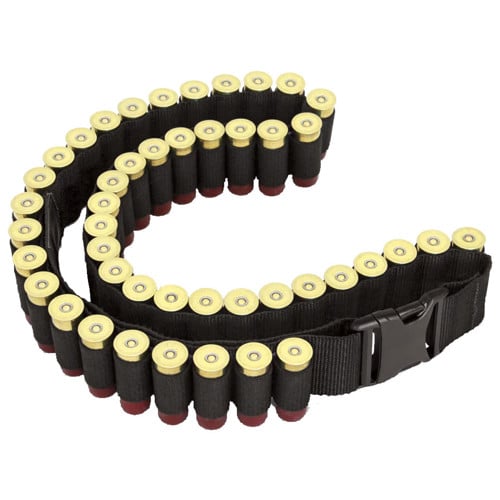 ADAPTIVE TACTICAL Shotgun Bandolier 45rd Black Nylon Reinforced for sale at KYGUNCO.