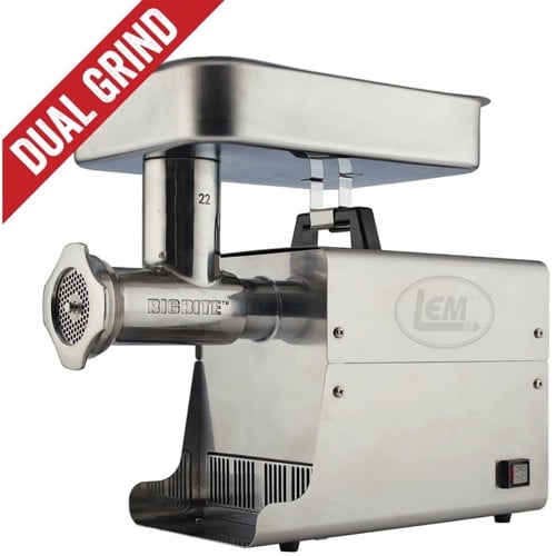 LEM Grinder- #22 Big Bite Dual Grind Grinder for sale at KYGUNCO.