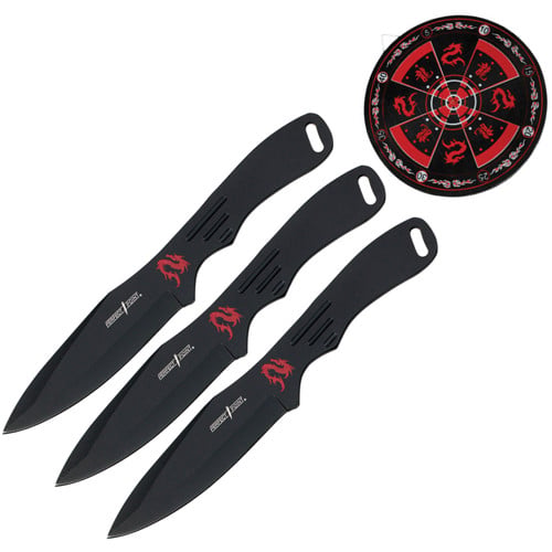 MASTER CUTLERY Throwing Knife Set with Target for sale at KYGUNCO.