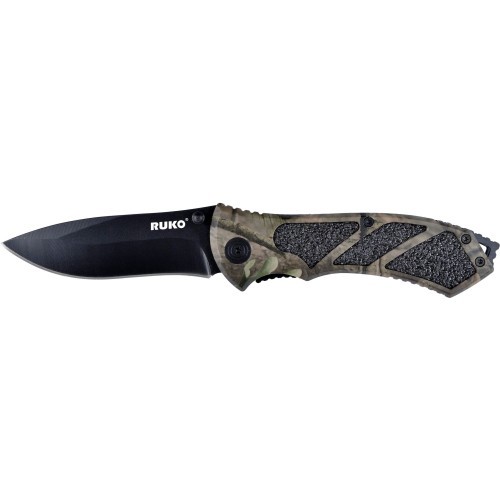 RUKO Black Folding Knife for sale at KYGUNCO.