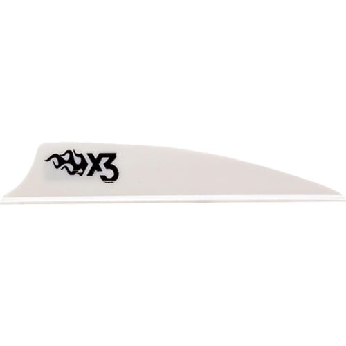BOHNING X3 VANE 2.25" WHITE 100PK for sale at KYGUNCO.