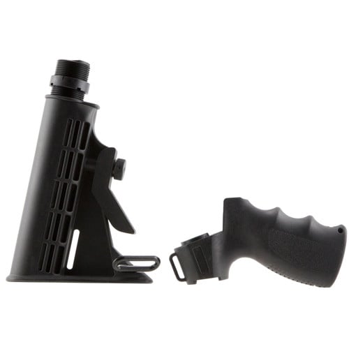 AIM SPORTS Shotgun 6 Position Pistol Grip Black Mossberg 500 for sale at KYGUNCO.