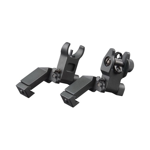 AIM SPORTS AR Low Profile 45 Degree FlipUp Sight Set Black for sale at KYGUNCO.