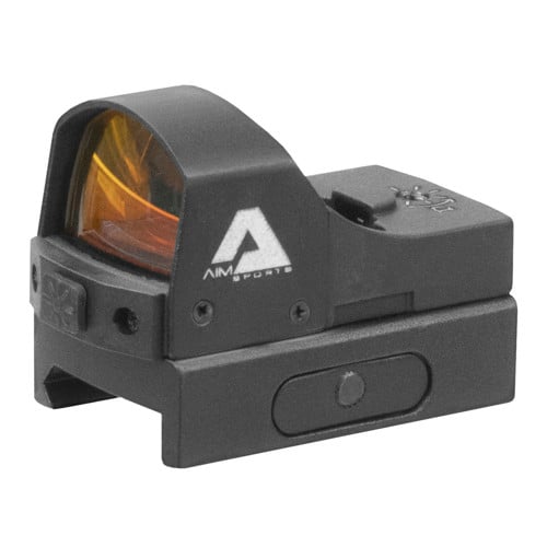 AIM SPORTS Micro Reflex Sight Black 1x24mm 3.5 MOA Red Dot for sale at KYGUNCO.