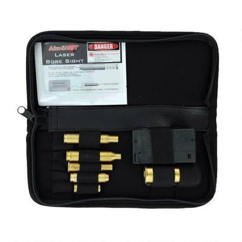 AIMSHOT Boresight Rifle Kit Laser Univ Rifle Caliber Brass for sale at KYGUNCO.