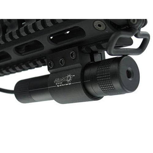 AIMSHOT Green Rifle Laser Kit Matte Black for sale at KYGUNCO.