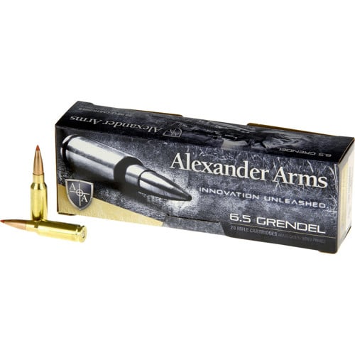 ALEXANDER ARMS 6.5 Grendel 129Gr Hornady SST Ballistic Tip 20rd for sale at KYGUNCO.