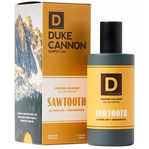 DUKE CANNON Proper Sawtooth Liquid Cologne- Alpine air + Cdrwd for sale at KYGUNCO.