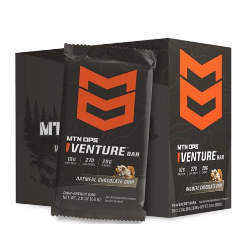 MTN OPS Venture Protein Bar - Oatmeal Chocolate Chip for sale at KYGUNCO.