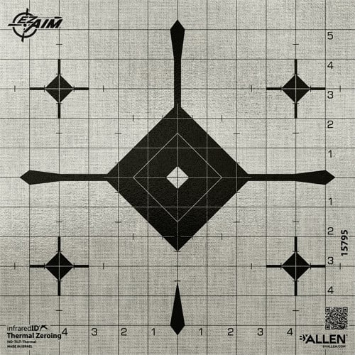 ALLEN Grid Bullseye Adhesive Thermal ID Bullseye Paper for sale at KYGUNCO.