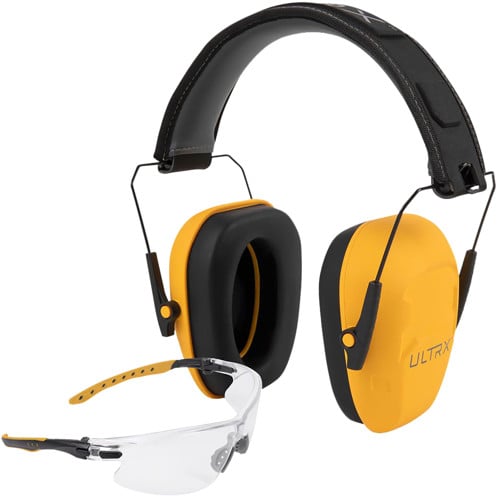 ALLEN Shield Ear Eye Protection Combo 23 dB Yellow for sale at KYGUNCO.