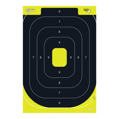 ALLEN Splash Reactive Target IPSC Silhouette Paper Hang for sale at KYGUNCO.