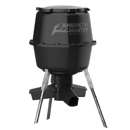AMERICAN HUNTER Gravity Feeder Nesting Hopper 30 Gallon Black for sale at KYGUNCO.