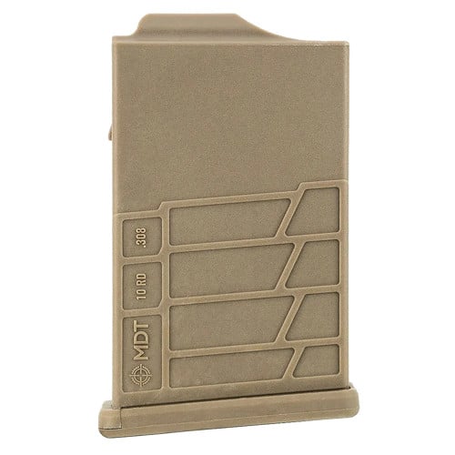 MDT SPORTING GOODS AICS Magazine 10rd Ext 308/6.5 Cr Short Action FDE for sale at KYGUNCO.