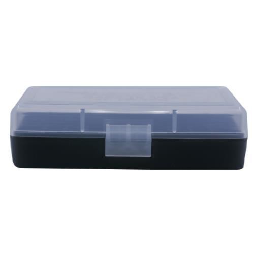 BERRY'S Ammo Box 380 ACP/9mm Clear/Blk Polypropylene 50rd for sale at KYGUNCO.