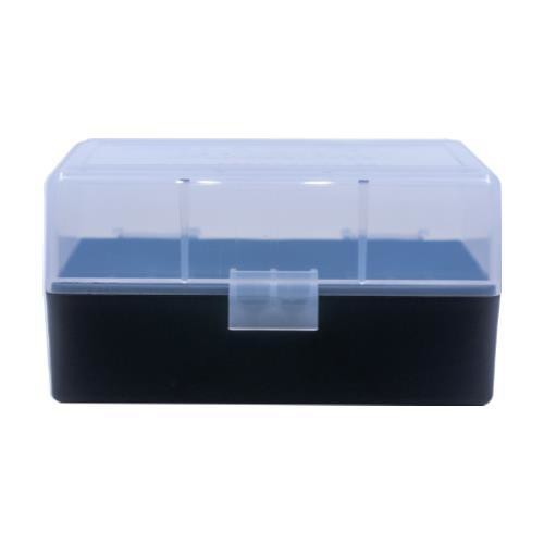 BERRY'S Ammo Box 223 Rem/5.56 Clear/Blk Polypropylene 50rd for sale at KYGUNCO.