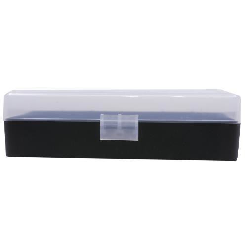 BERRY'S Ammo Box 40 SW45 ACP Clear/Blk Polypropylene 50rd for sale at KYGUNCO.