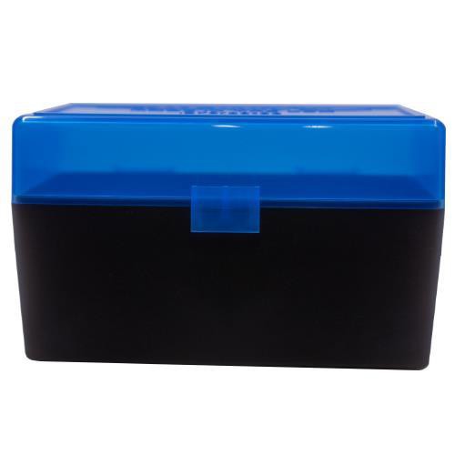 BERRY'S Ammo Box 243Win/308Win Blue/Blk Polypropylene 50rd for sale at KYGUNCO.