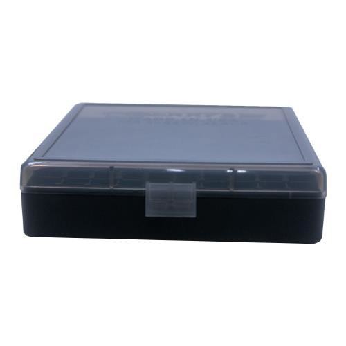 BERRY'S Ammo Box 40 SW/45ACP Smoke/Blk Polypropylene 100rd for sale at KYGUNCO.