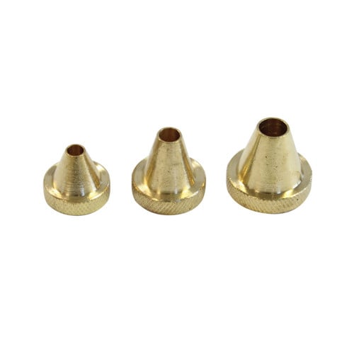 BIRCHWOOD CASEY Muzzle Guard Set 17-30 Cal 3 Piece Brass for sale at KYGUNCO.